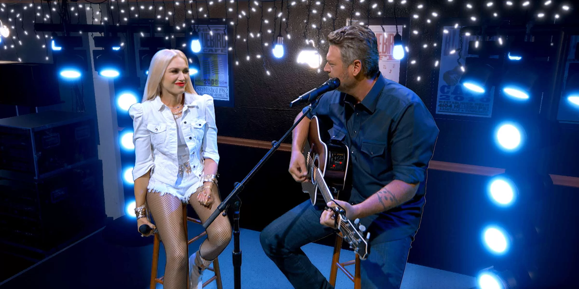Blake Shelton Gwen Stefani Cisco Live